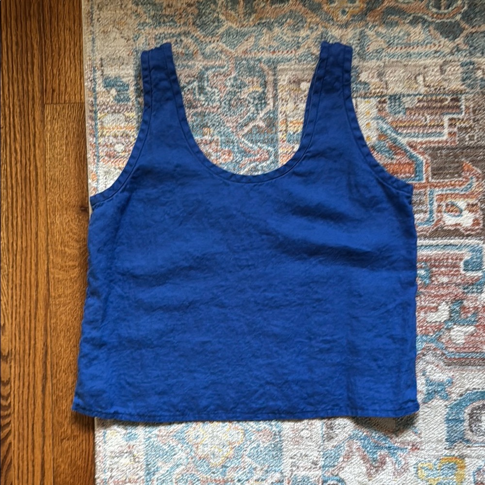 Everlane linen tank